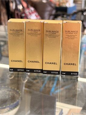 CHANEL Sublimage La Crème Gold Skincare Boxes